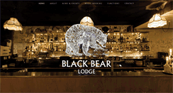 Desktop Screenshot of blackbearlodge.com.au